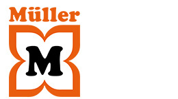 „Müller“ piše iznad cvijeta